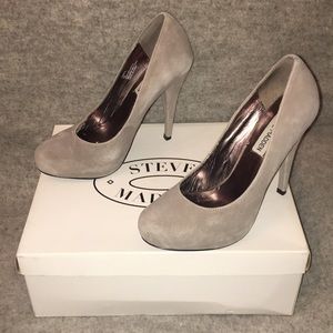 Steve Madden Trinitie Suede Platform Round Toe